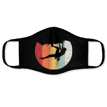 Discover Climber Climbing Bouldering Free Climbing Face Masks