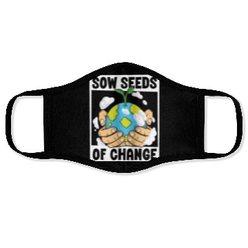 Discover Climate Change Environmental Earth Day Planet Face Masks