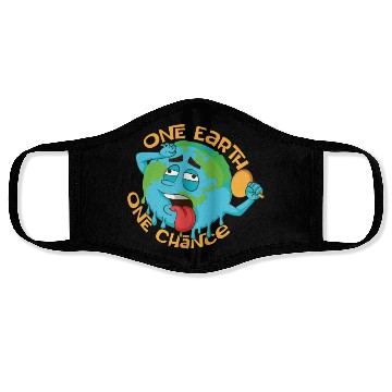 Discover Climate Change Environmental Earth Day Planet Face Masks