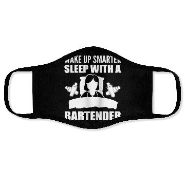 Discover Sleep with Bartender Funny Bartender Gift Face Masks