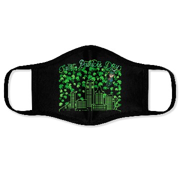 Discover Saint Patrick's Day Miami Florida Face Masks