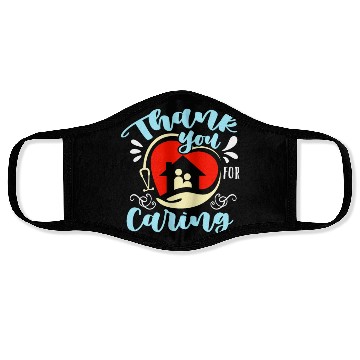 Discover Caregiving Thank You For Caring Family Caregiver Face Masks