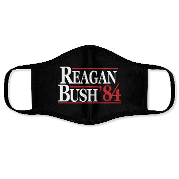 Discover Reagan Bush 1984 V2 Face Masks
