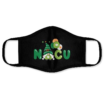 Discover Cute NICU St. Patrick's design Face Masks