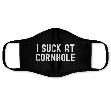 Discover I Suck at Cornhole Face Masks