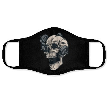 Discover Skull Gym Face Masks