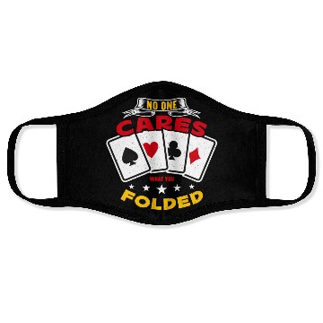 Discover Classic Blackjack No One Cares What You Card Game Face Masks