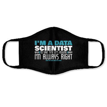 Discover Data Scientist Joke Big Data Engineer Analytics Face Masks