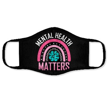 Discover Mental health matters Face Masks