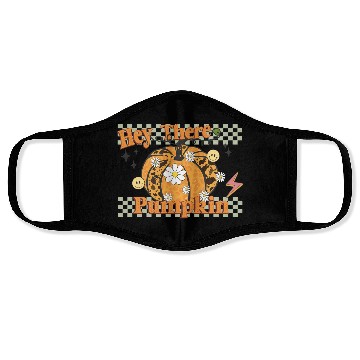 Discover Hey there pumpkin Face Masks