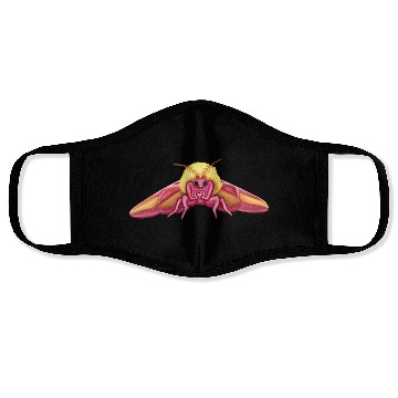 Discover Cute Rosy Maple Moth Face Masks