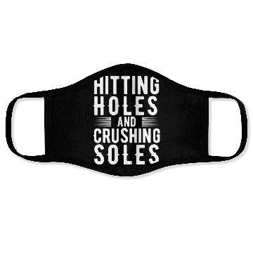 Discover Funny Retro Cornhole Lover Hitting Holes And Face Masks