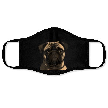 Discover Pug lovers graphic Face Masks and apparel