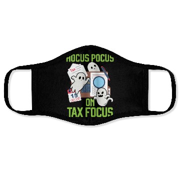 Discover Hocus Focus on Tax Focus Accountant Halloween Face Masks