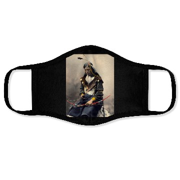 Discover Native American Chief Bone Necklace With Bow Arrow Face Masks