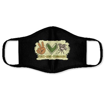 Discover Peace Love Filmmaking Face Masks