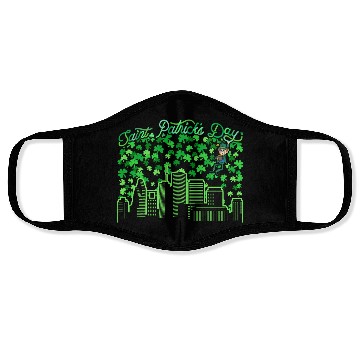 Discover Saint Patrick's Day Houston Texas Face Masks