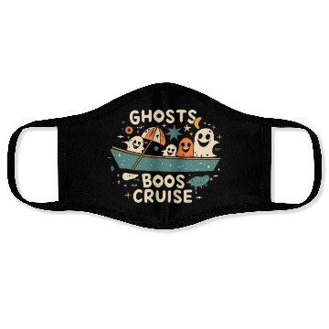 Discover Spooky Cute Kawaii Ghost Design – Boos Cruise Face Masks