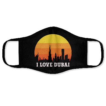 Discover I love Dubai Face Masks