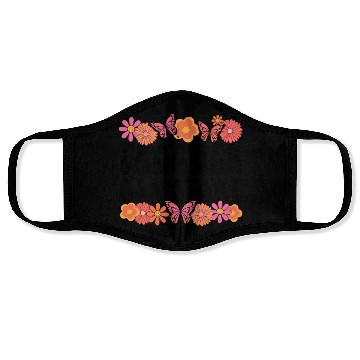 Discover Floral Teacher Assistant Face Masks