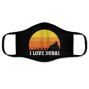 Discover I love Dubai Face Masks