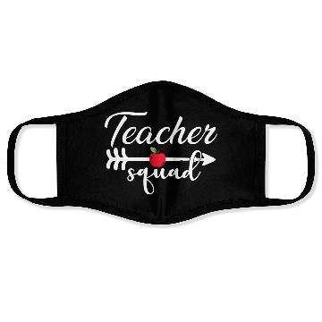 Discover Teacher Squad Face Masks