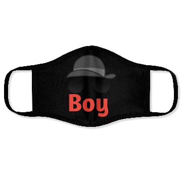 Discover Boy logo Face Masks
