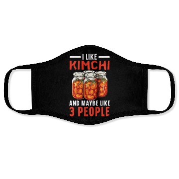 Discover Kimchi Lover Korean Cuisine Spicy Food South Korea Face Masks