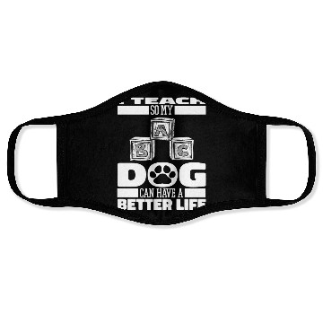 Discover Daycare Teacher Dog Face Masks