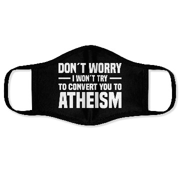 Discover Atheism Skeptics Atheists Atheist Science Face Masks
