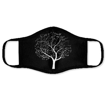 Discover Funny AP Calculus Algebra Tree Math Teacher Face Masks