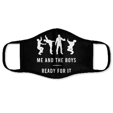 Discover Me And The Boys Ghost Hunting Funny Game Face Masks