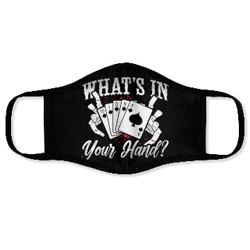 Discover Cribbage What's In Your Hand Board Game Card Game Face Masks