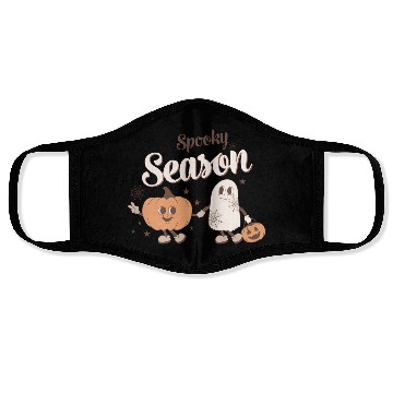 Discover Spooky Season Ghost Pumpkin Friends Face Masks