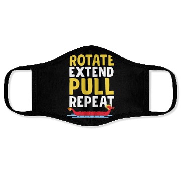 Discover Funny Dragon Boat Racing Paddle Face Masks