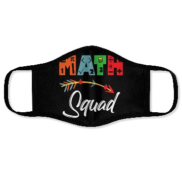 Discover Math Squad Math Teacher Appreciation Face Masks