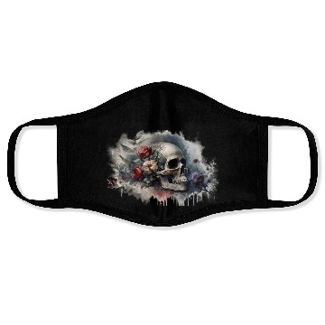 Discover Dark Moody Gothic Bride or Die Bridal Shower Theme Face Masks