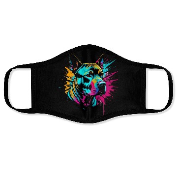 Discover I LOVE MY DOG Face Masks