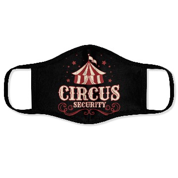 Discover Circus Party Circus Security Face Masks