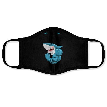 Discover The Ultimate Deadlifter Face Masks, Shark Gym Lover Face Masks
