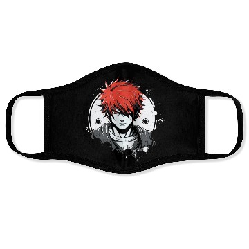 Discover An Anime Boy's Adventure Face Masks