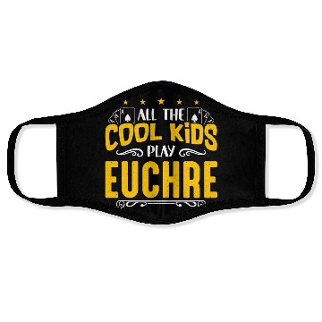 Discover Euchre All The Cool Kids Play Euchre Board Game Face Masks
