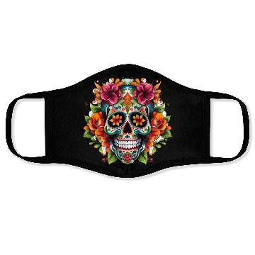 Discover Day of the Dead Iconic Sugar Skull Face Masks