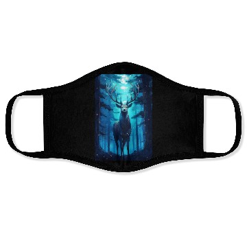 Discover Deer In The Forest Mysterious Face Masks