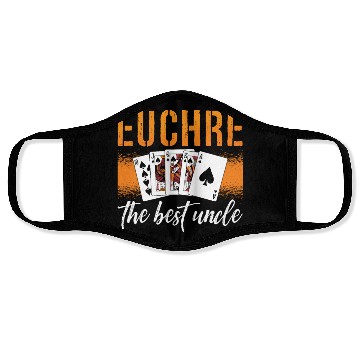 Discover Euchre The Best Uncle Playing Cards Euchre Player Face Masks