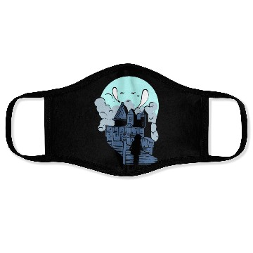 Discover Horror House Halloween Fan Gift Face Masks