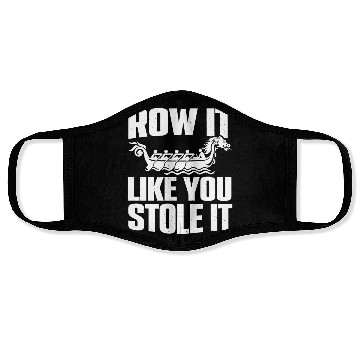 Discover Funny Dragon Boat Racing Paddle Face Masks