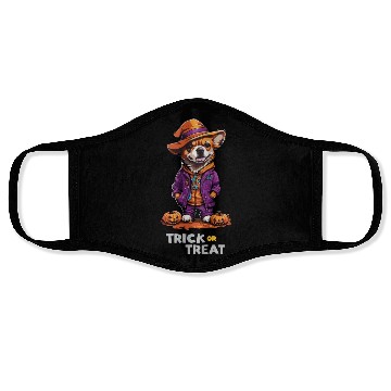 Discover Trick or Treat - Detactive Dog Halloween . Face Masks