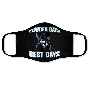 Discover Funny Freestyle Skiing Saying Face Masks