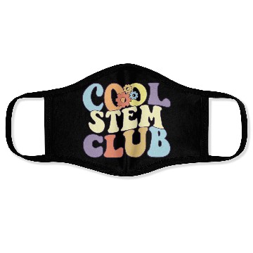 Discover Cool STEM Club I Love Math Proud Stem Teacher Face Masks